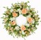 Artificial Spring Wreath for Front Door – 20–22 Inch Daisy, Hydrangea & Peony Floral Wreath for Indoor & Outdoor Farmhouse Home, Porch, Wall, Window, Wedding & Festival Decor